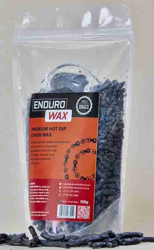 Enduro Wax Enduro Wax / Chain Lubricant / MTB South Africa / Mountain Biking / Road Cycling / Hot Dip Wax/ tungsten disulfide
